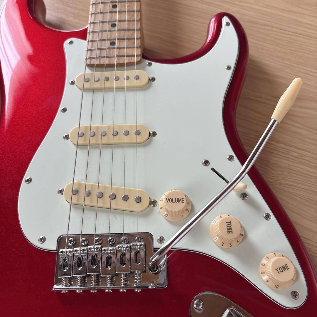 Bacchus ストラト BST-1RSM キャンディアップルレッド