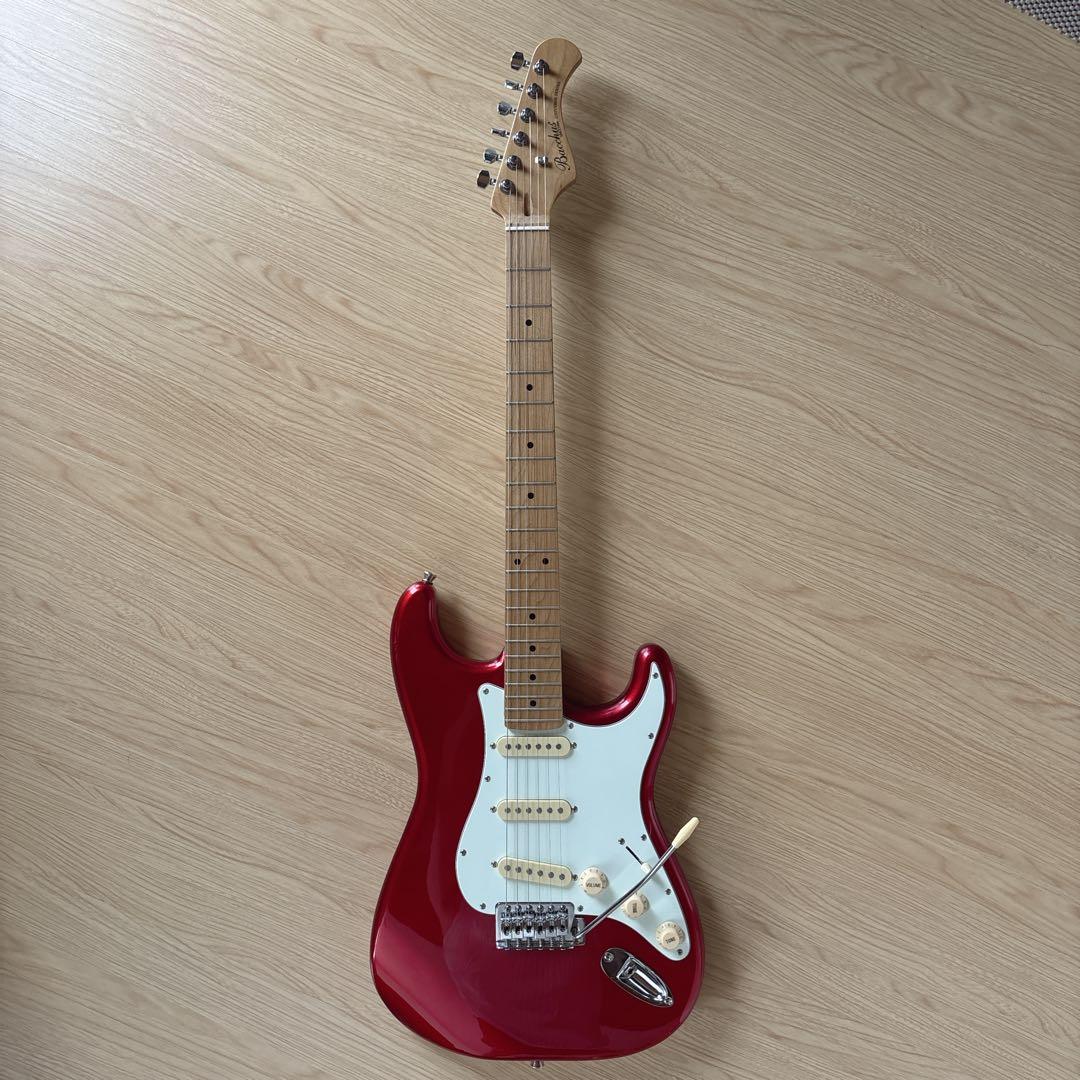 Bacchus ストラト BST-1RSM キャンディアップルレッド