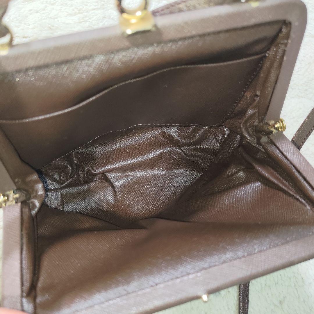 BURBERRY がま口 ショルダーバッグ ノバチェック ホースマーク 刻印