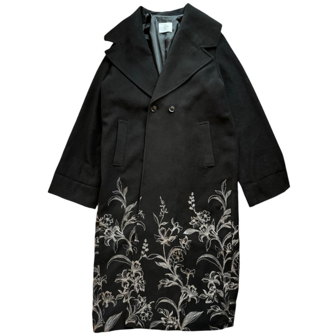 美品✨ AMERI EMBROIDERY BIG COLLAR COAT