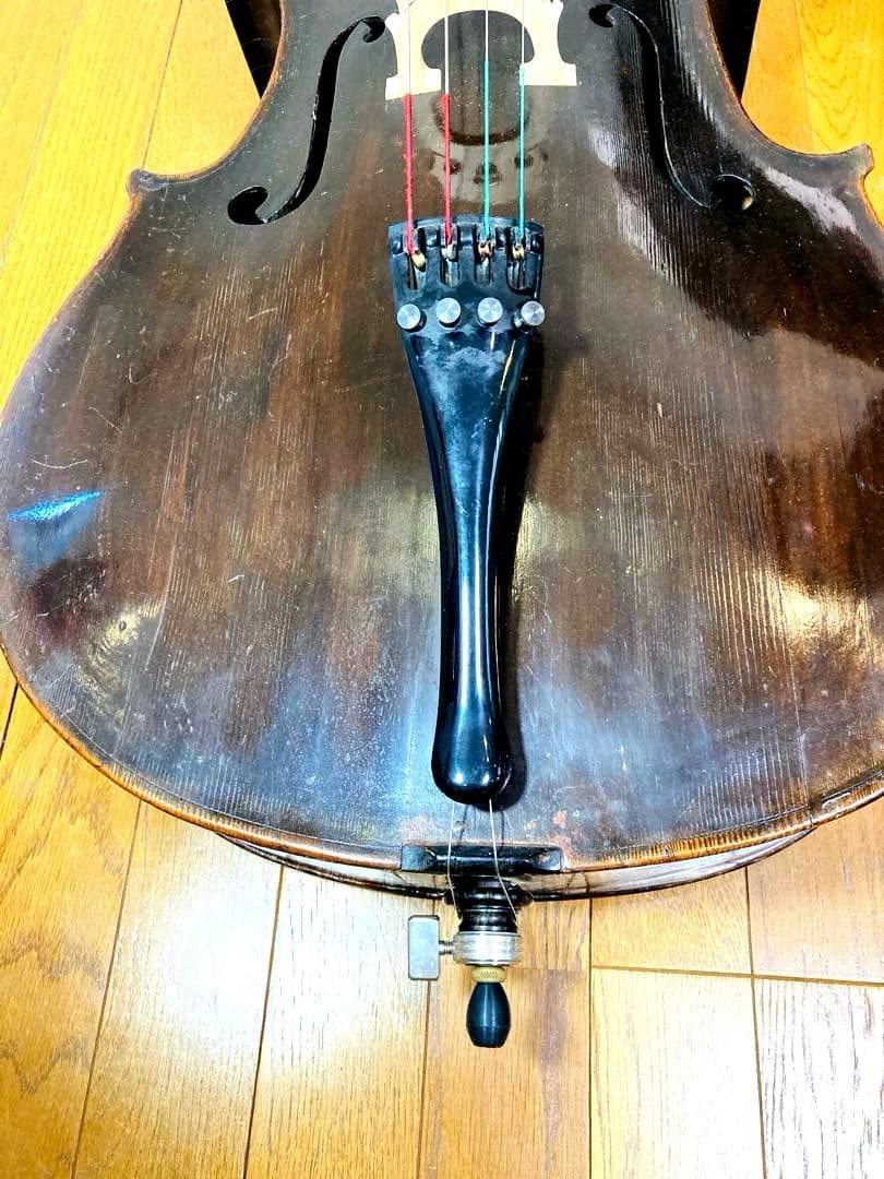 【オールドチェロ】Thomas Henrik 1924製作 調整済 弓 ケース付