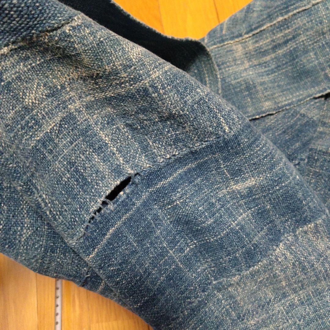 アフリカンインディゴ　ファブリック　古布　ストール