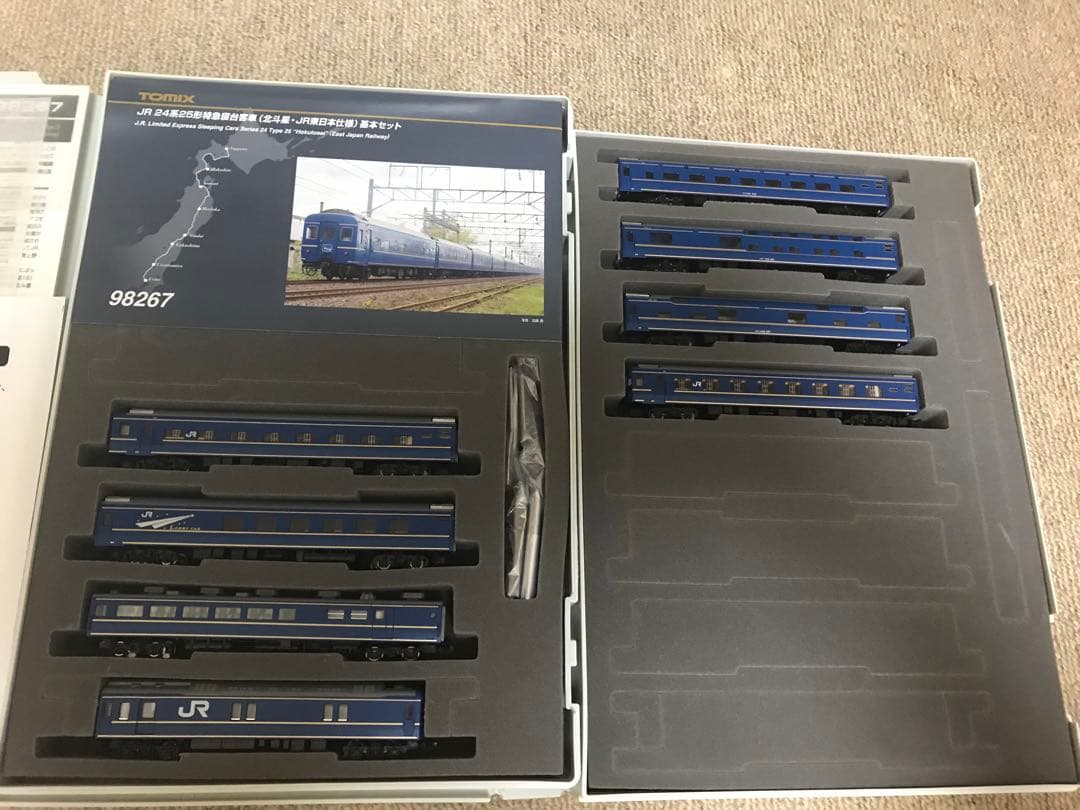 TOMIX 98267・98268 JR 24系北斗星・JR東日本仕様基本・増結