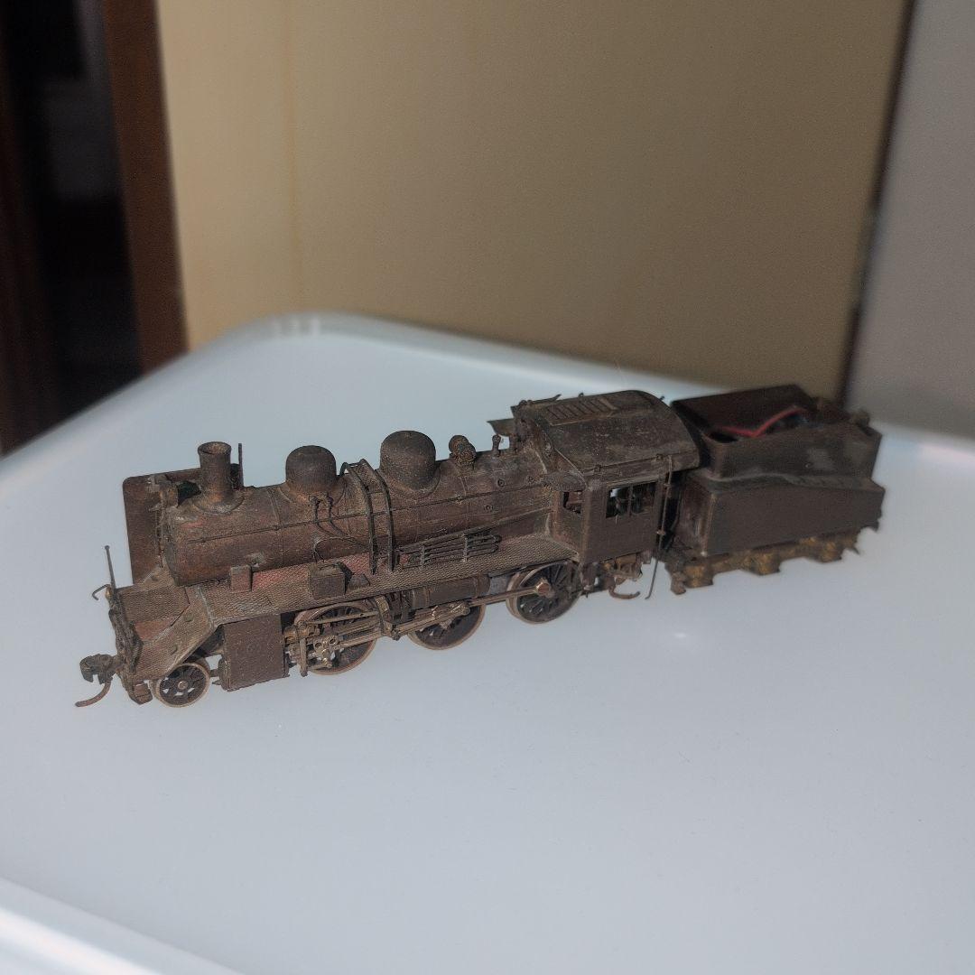 HOゲージ C56形蒸気機関車未塗装素組品ジャンク