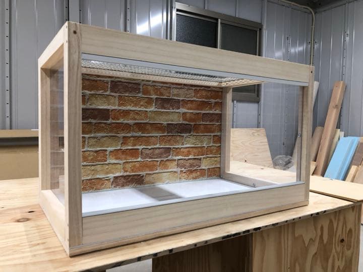 ハリネズミ ハムスター 木製ケージ 新品未使用 オーダー可能！カスタムベースに♬