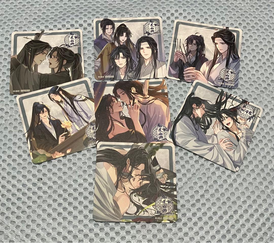 魔道祖師　公式茶屋　カフェ　ランチョンマット5枚　コースター7枚