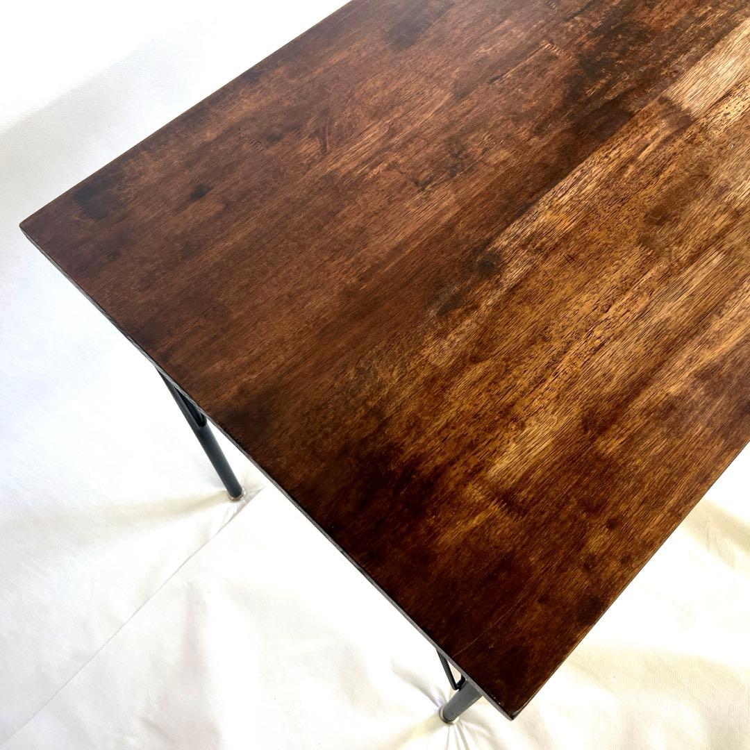 小ぶりな木の天板テーブル・作業台・85×55・高さ71.5cm