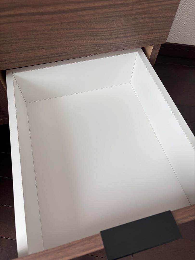 【美品】ニトリ　サイドボード（エトナ80SB MBR）　ミドルブラウン