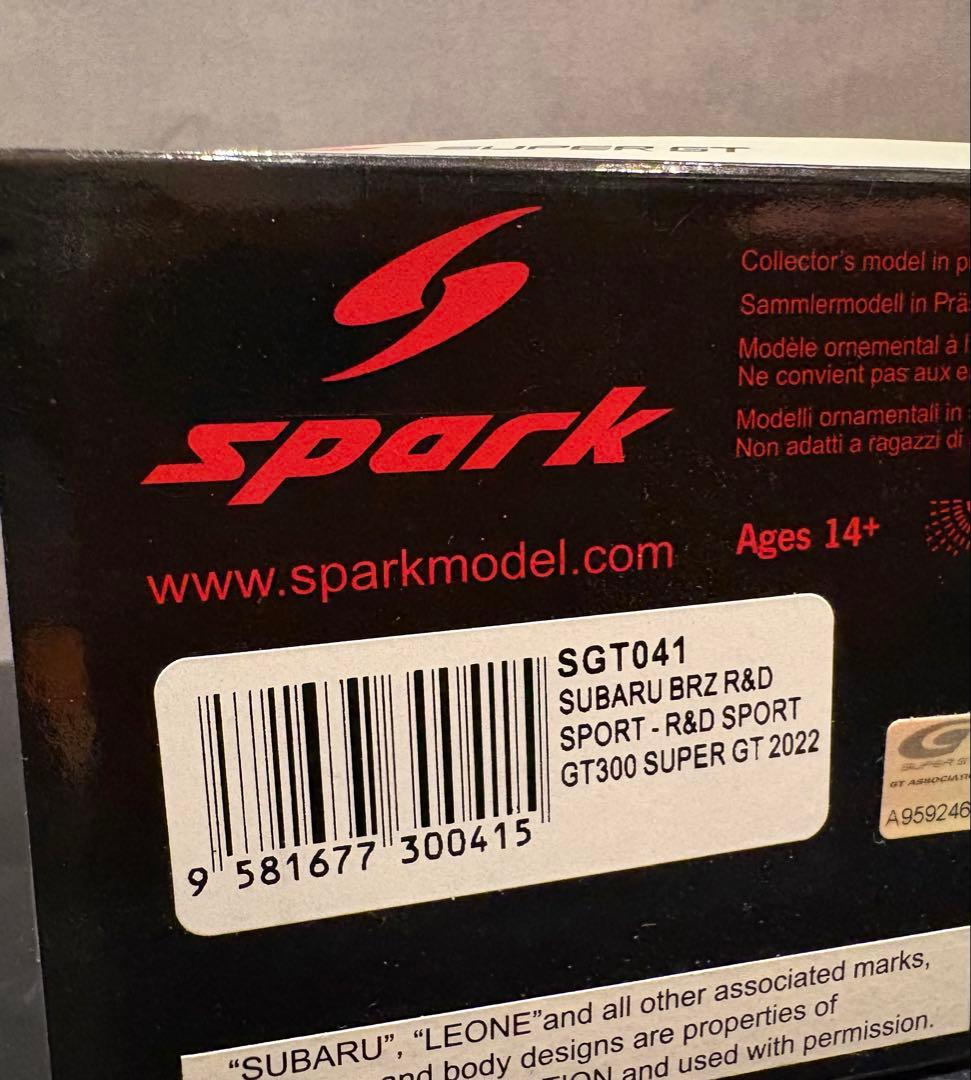 ミニカー SUBARU BRZ R&D SPORT 61 R&D SPORT 2022