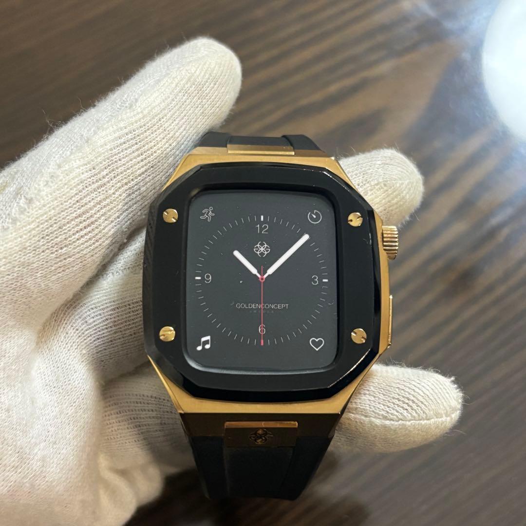 ［美品］ゴールデンコンセプト　SP40 アップルウォッチケース　ラバーベルト