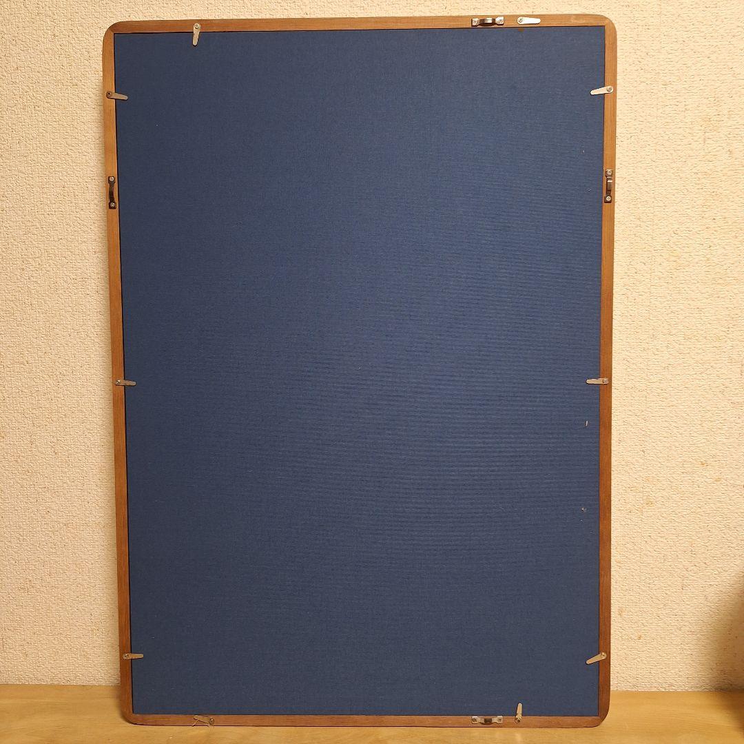 額縁　書道　日本画 水墨画 額装 木製 和額　隅丸額　ヴィンテージ