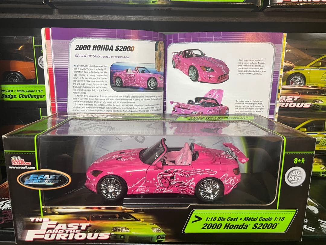 ミニカー FAST&FURIOUS 2000 Honda S2000