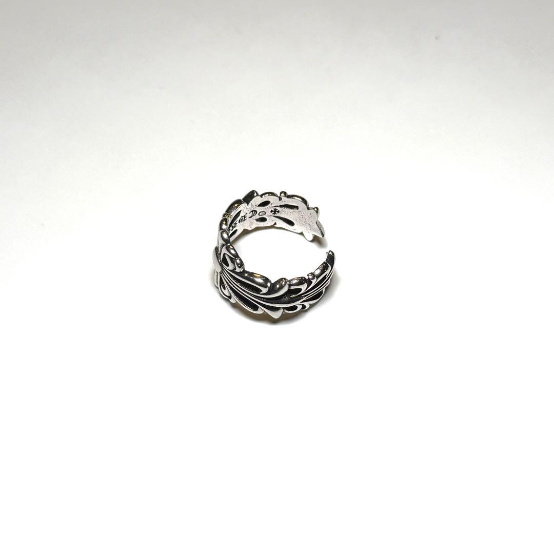 クロムハーツ　ダブルフローラルリング美品　20号　リング