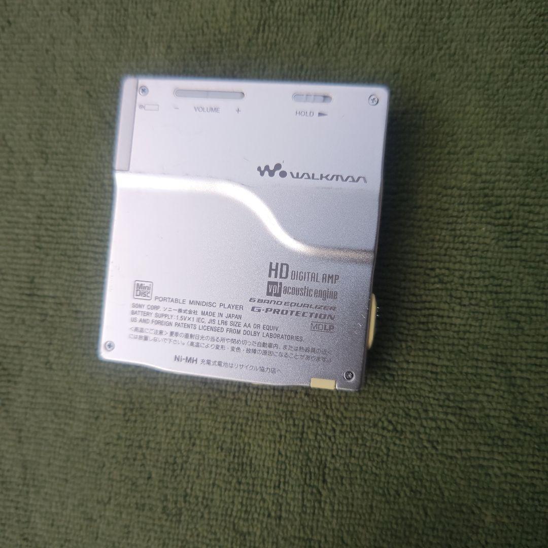 SONY MDウォークマン MZ-E720本体、液晶リモコン付き 乾電池用充電器