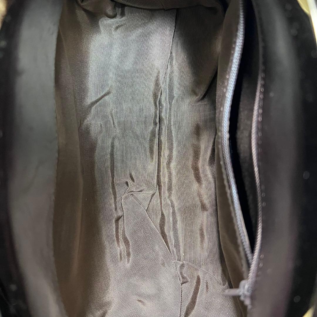 【美品】Turtle leather タートルレザー/亀革/がま口/ハンドバッグ