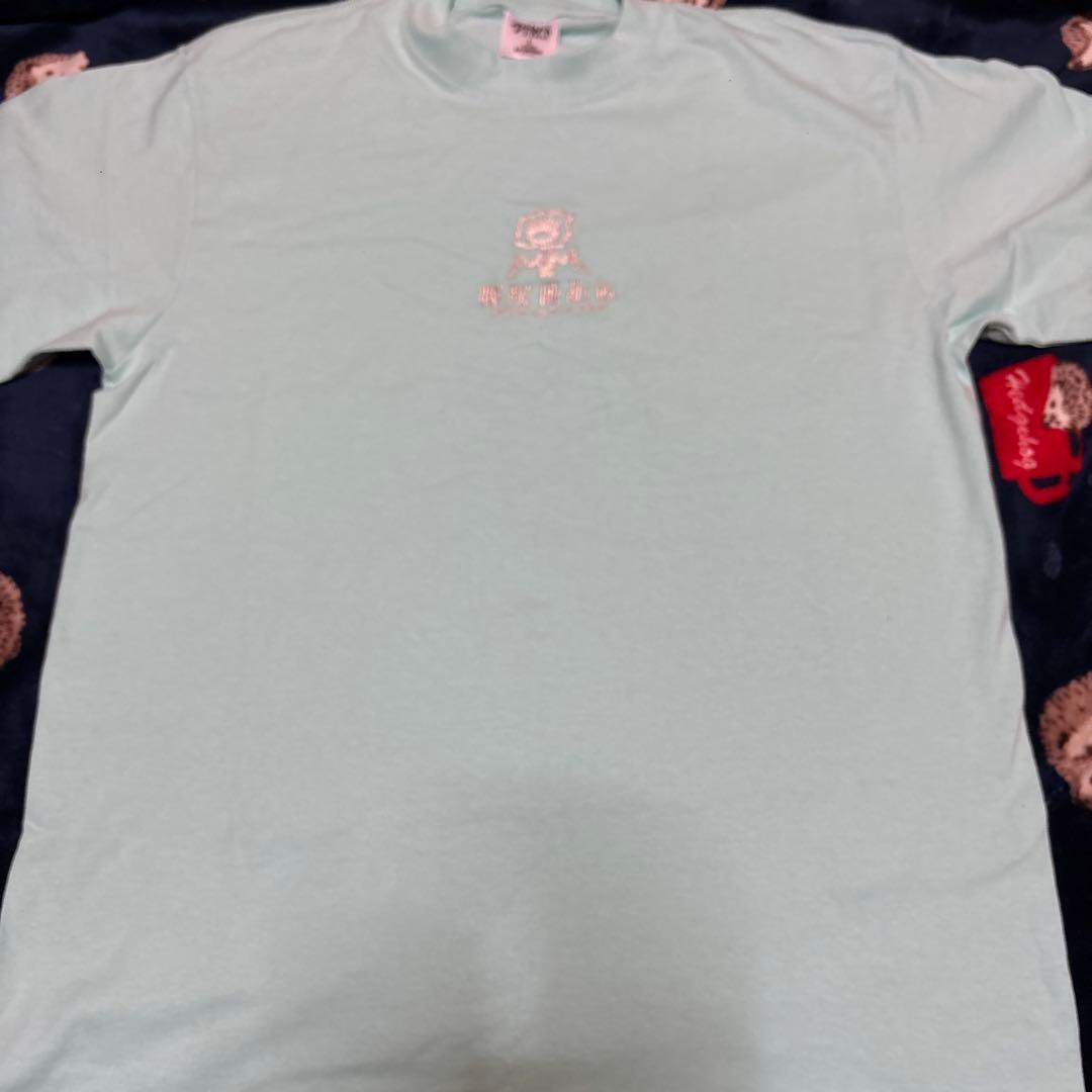 傘 ホワイトスウェットシャツとミントグリーンTシャツセット