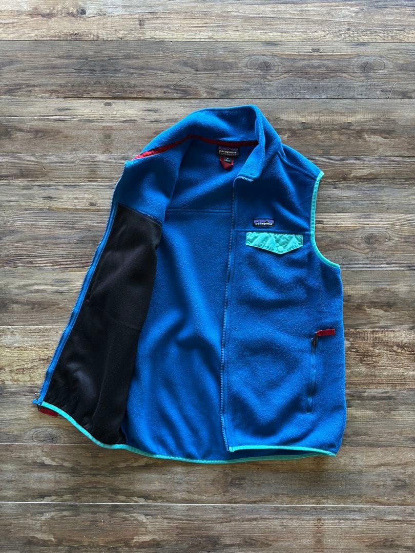 パタゴニア/snapt/ベスト/シンチラ/フリース/保温性/重ね着/コーデ
