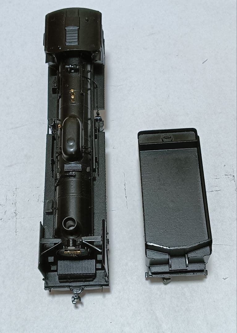 HOゲージ 天賞堂アダチ Ｃ57蒸気機関車、カンモーター、メンテナンス済