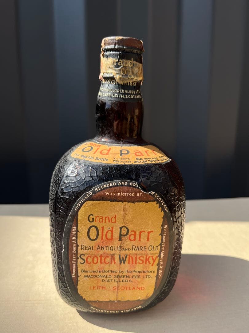 Old Parr スコッチウイスキー750ml ティンキャップ 古酒　希少ボトル