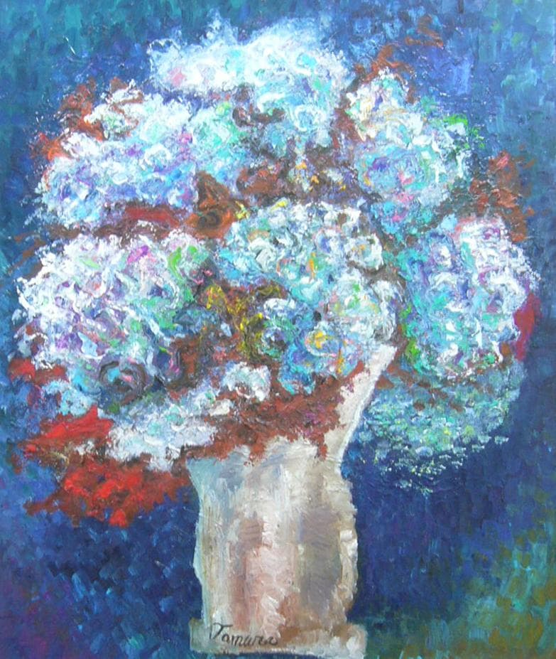 絵画 田村隆枝 油絵 肉筆油絵 抽象画 静物画 F15号