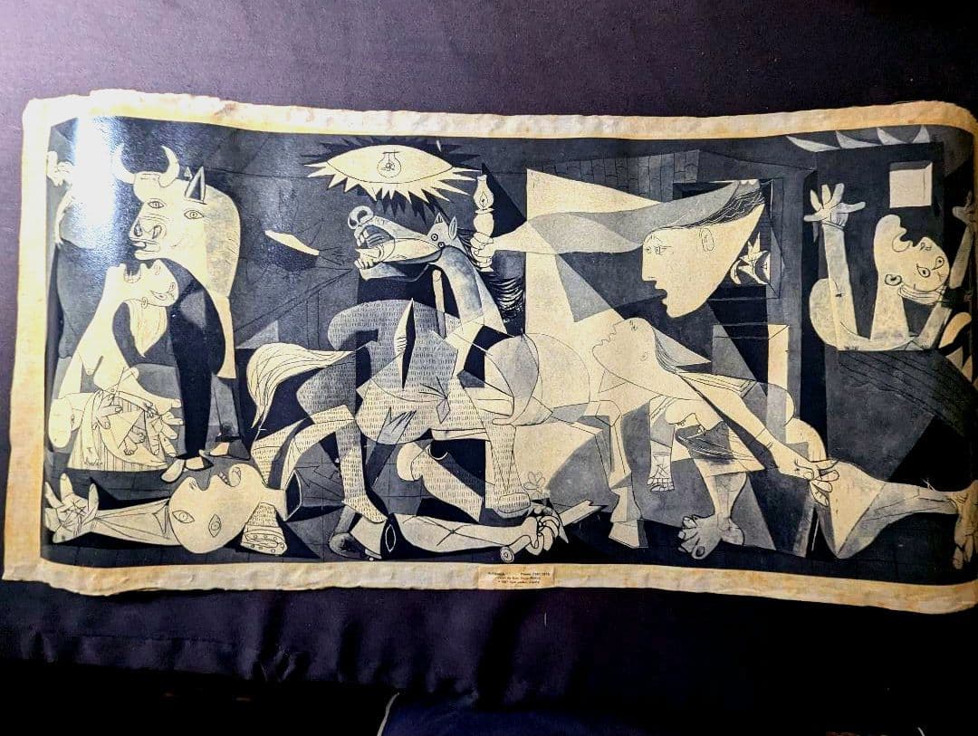 極希少品 ピカソ ゲルニカ スペイン返還記念プラド美術館学芸員監修による複製画