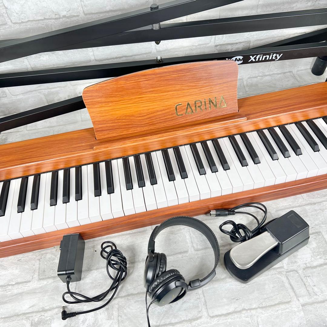 CARINA カリーナ 電子ピアノ 88鍵盤 2023年製 スタンド付き