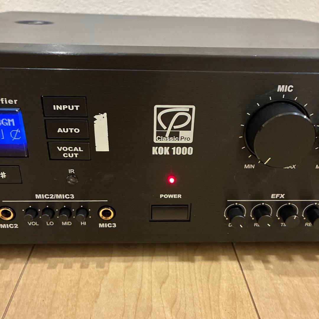 希少 CLASSIC PRO クラシックプロKOK1000 カラオケアンプ