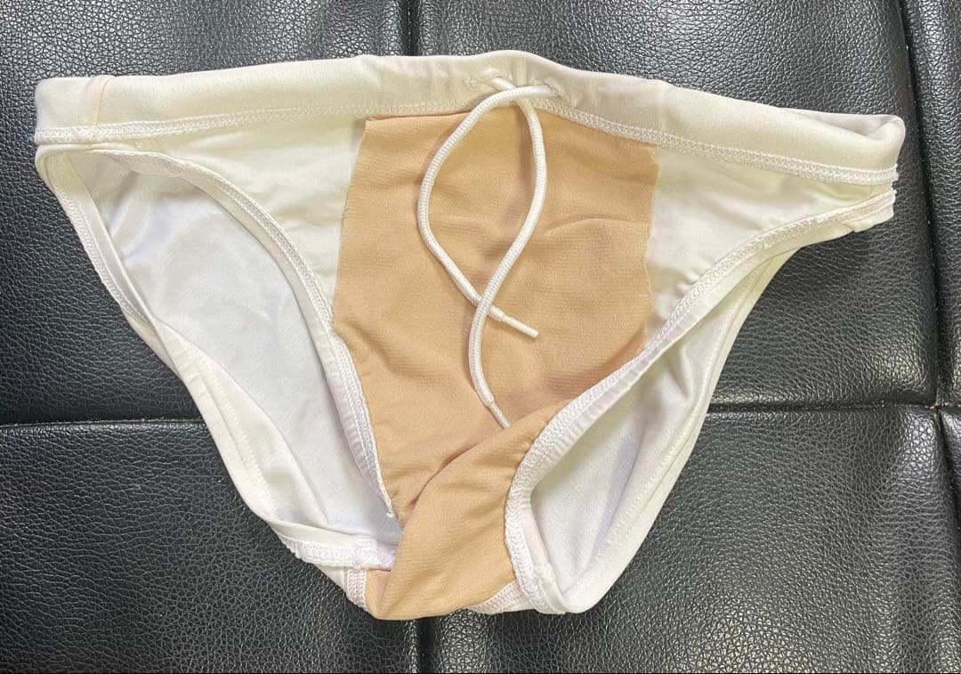 アシックス Sサイズ 白 競パン 水着