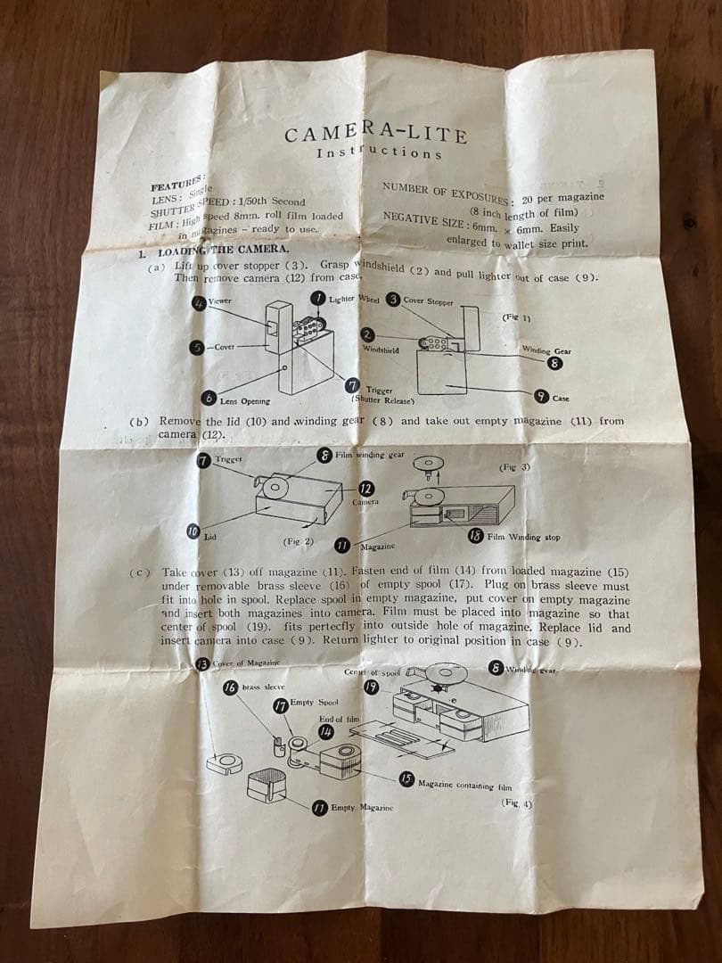 Camera Lite 鈴木光学ライター型カメラ