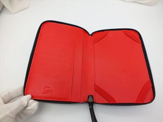 [433]未使用　＊クリスチャン　ルブタン＊　iPad mini　カバーバッグ