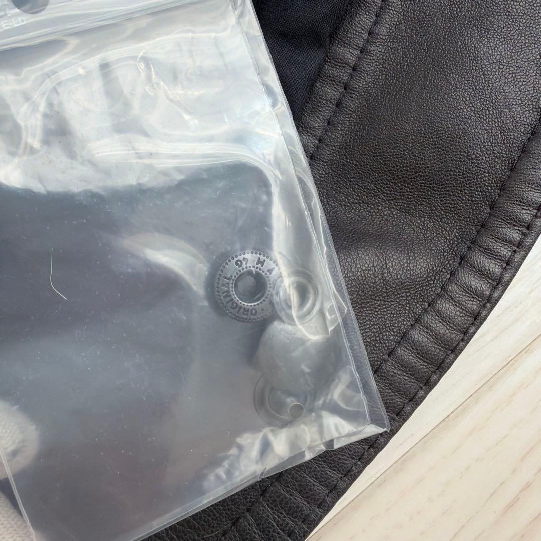 【美品✨52‼︎】EMMETI エンメティ JURI ラムレザーシングルライダース