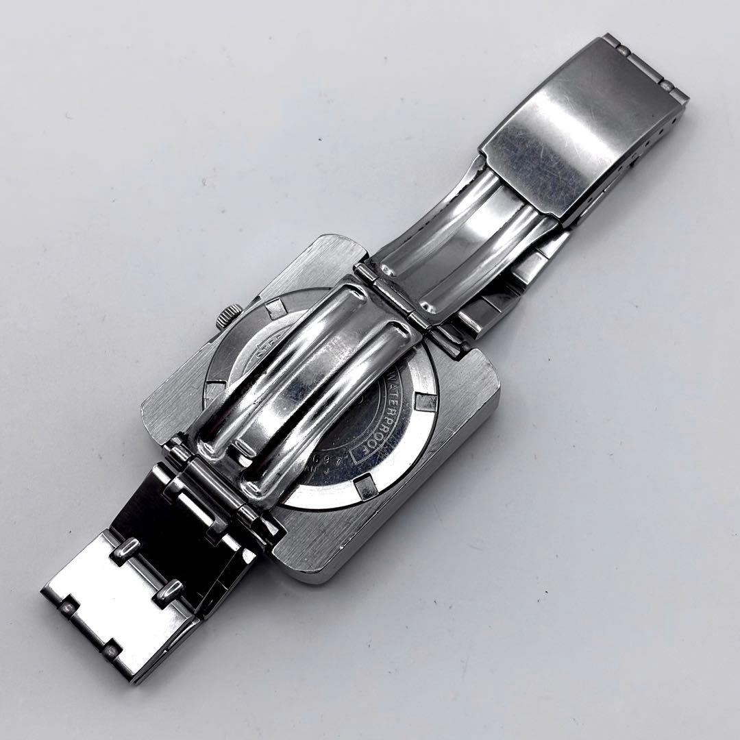 セイコー ロードマチック 青文字盤 スクエア アンティーク 23石 状態考慮