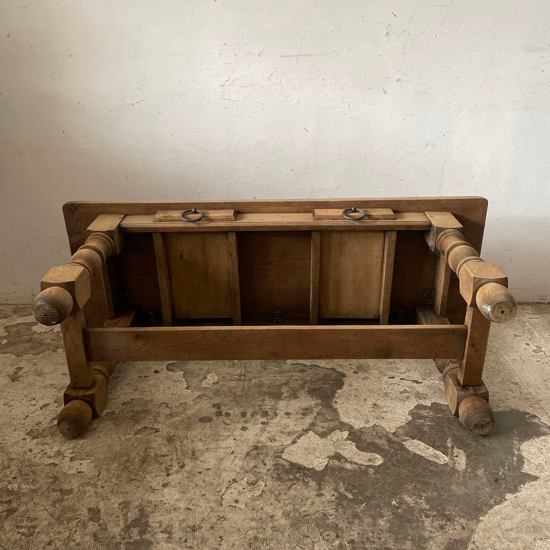 ととちゃんビンテージ　ドロワーサイドテーブル　ドロワーコンソール 剥離