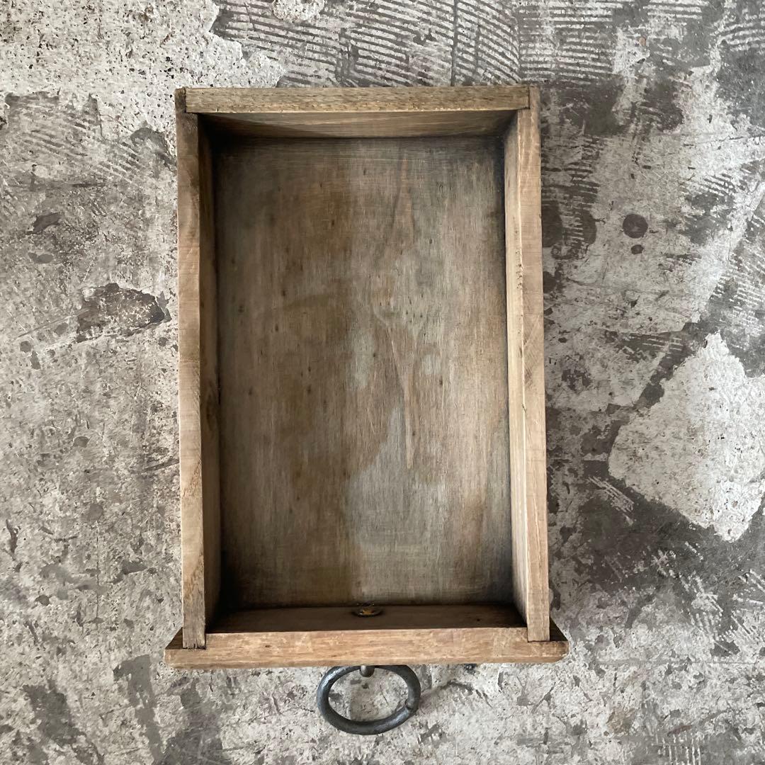 ととちゃんビンテージ　ドロワーサイドテーブル　ドロワーコンソール 剥離