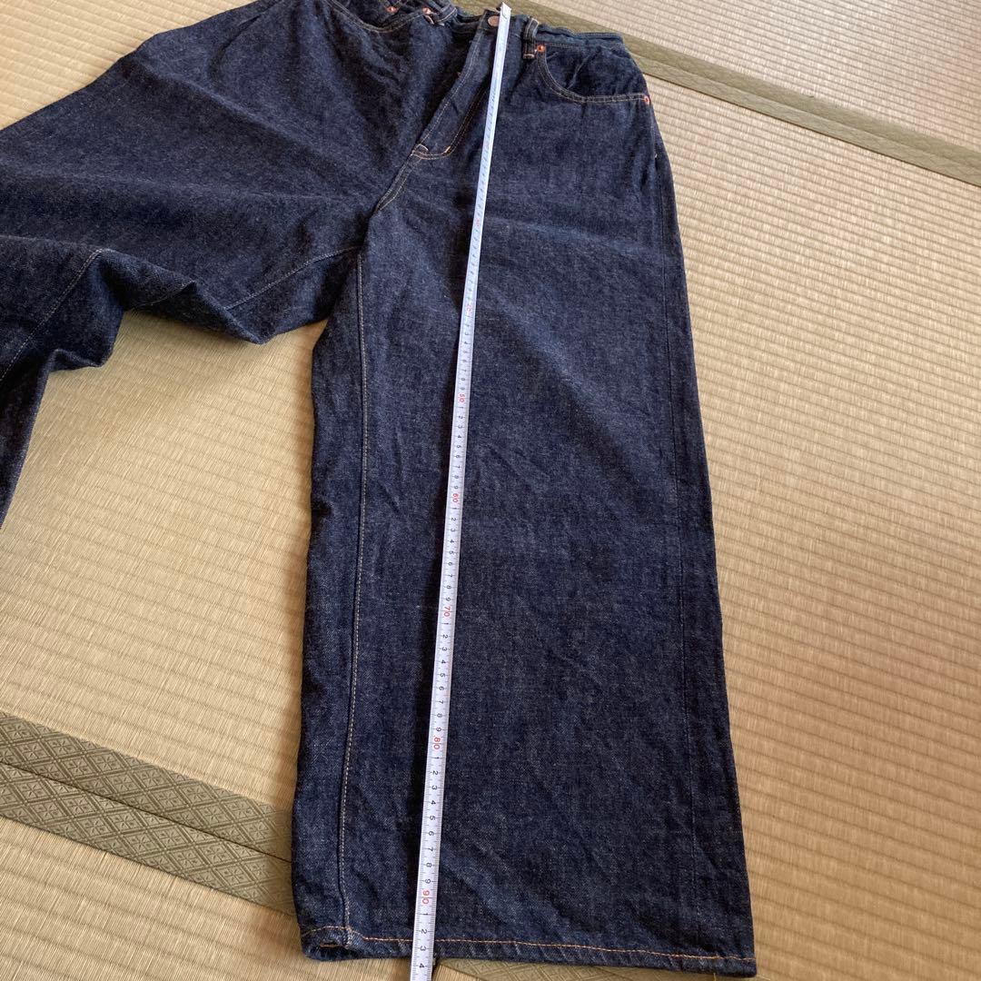 デニムダンガリー ワイドデニム　150 160