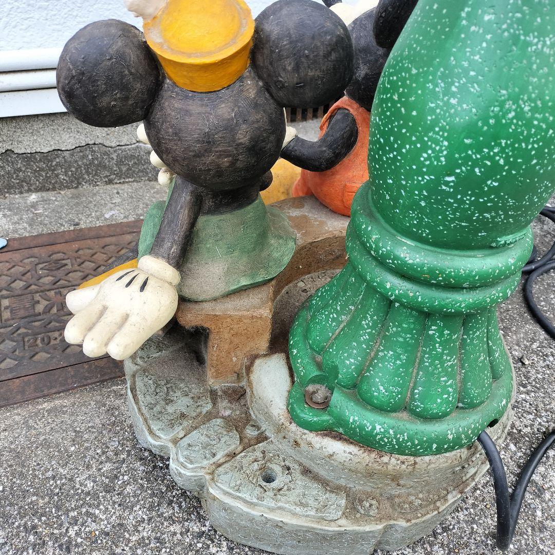 希少 ディズニー ガーデンライト ミッキー ミニー 玄関灯 外灯 アンティーク