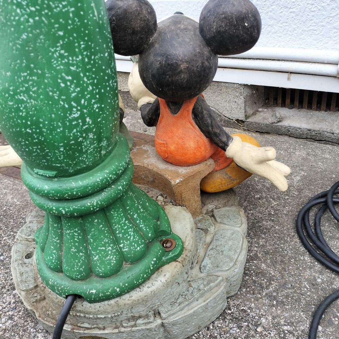 希少 ディズニー ガーデンライト ミッキー ミニー 玄関灯 外灯 アンティーク