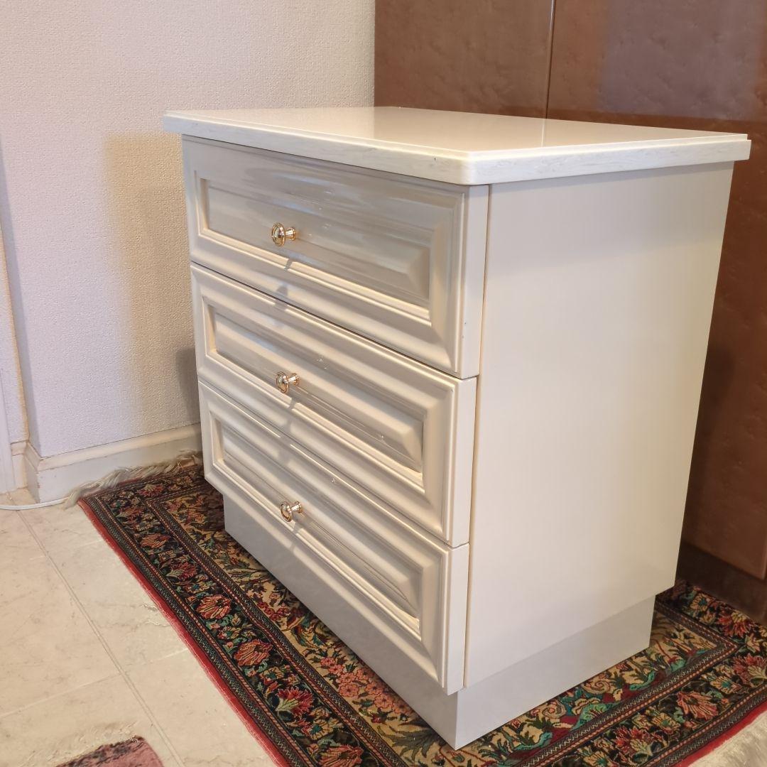 キャビネット　サイドボード　サイドテーブル　白　ホワイト　サイドキャビネット