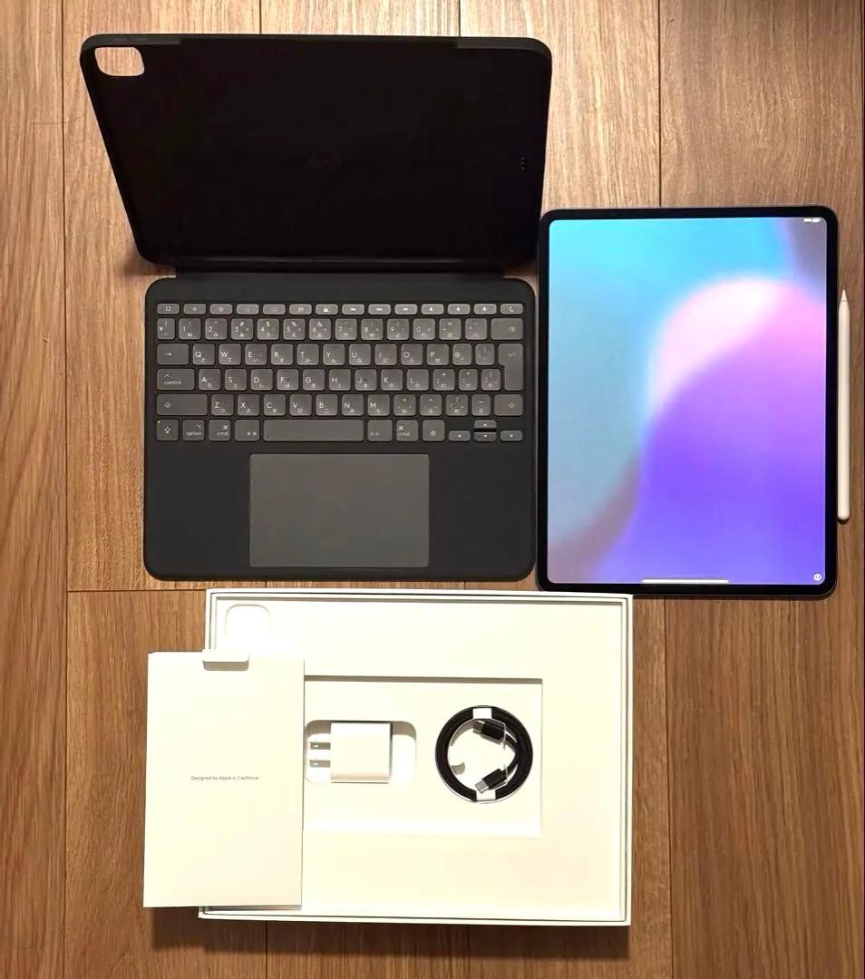 【美品】iPad Pro M4 13 256GB Pencil・キーボード付