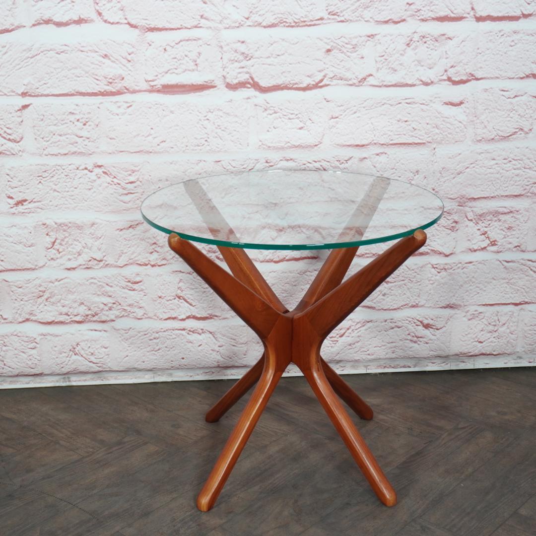 展示品 ACME/アクメファニチャー トラッセル ガラス サイドテーブル