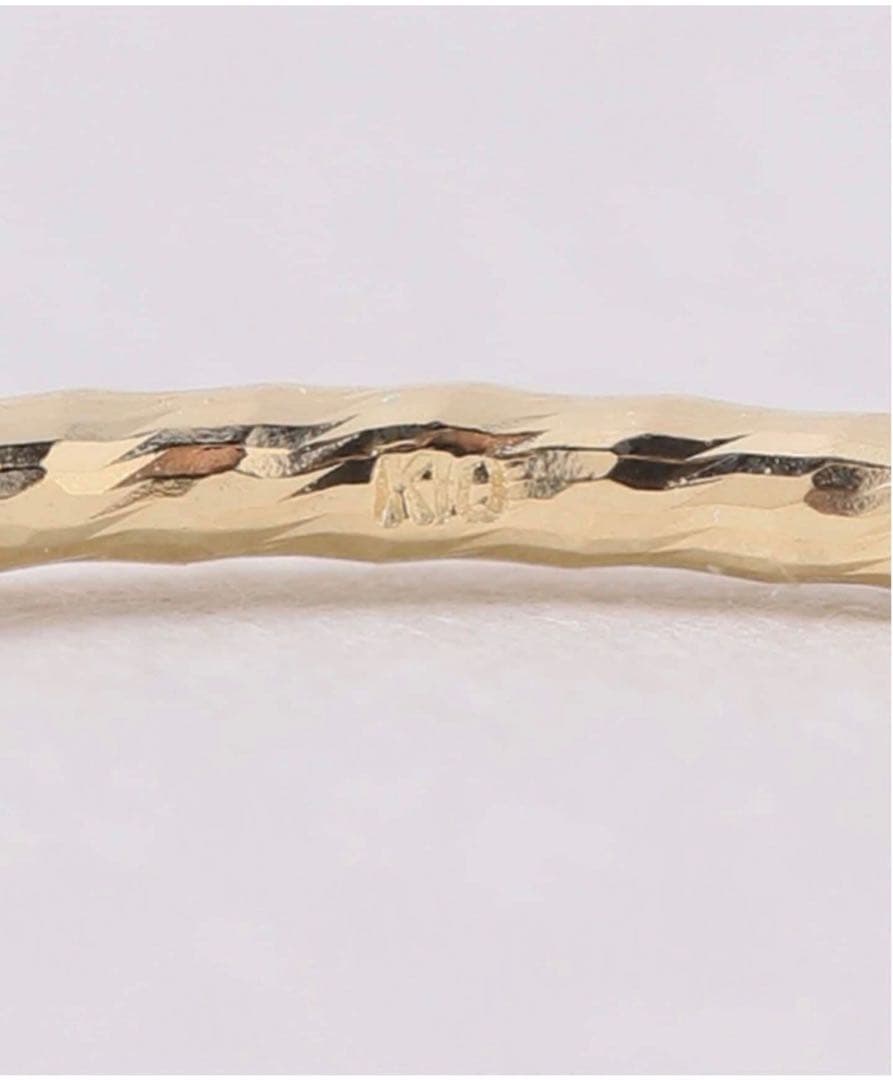 SLOBE カットワイヤーリング　9号　K10