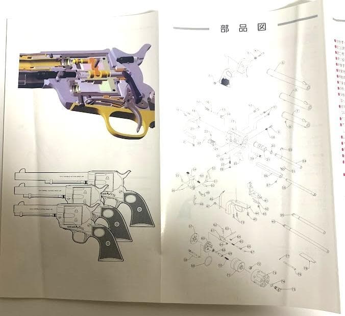 タナカ　COLT Single Action Army .45 ガスガン