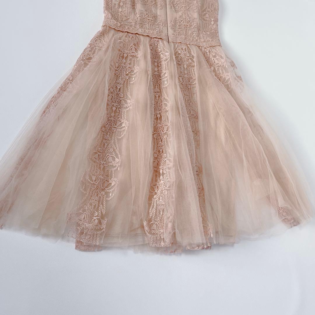 美品✨ TADASHI SHOJI レース チュール ドレス ワンピース