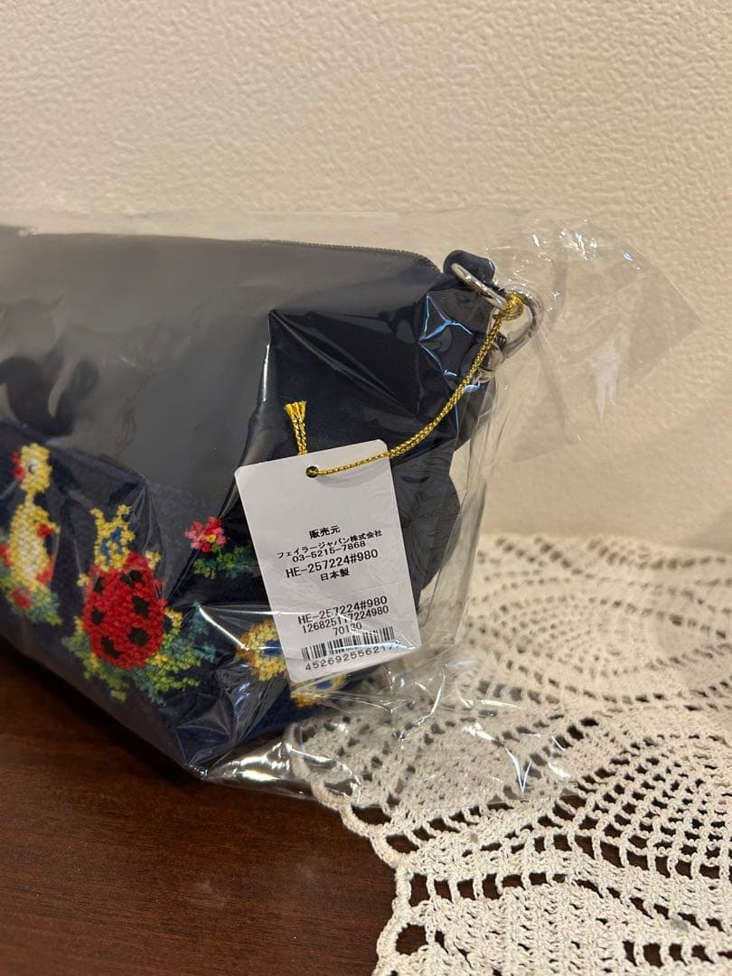 FEILER VERY ×学校はフェイラー　ショルダーバッグ　ネイビー 完売