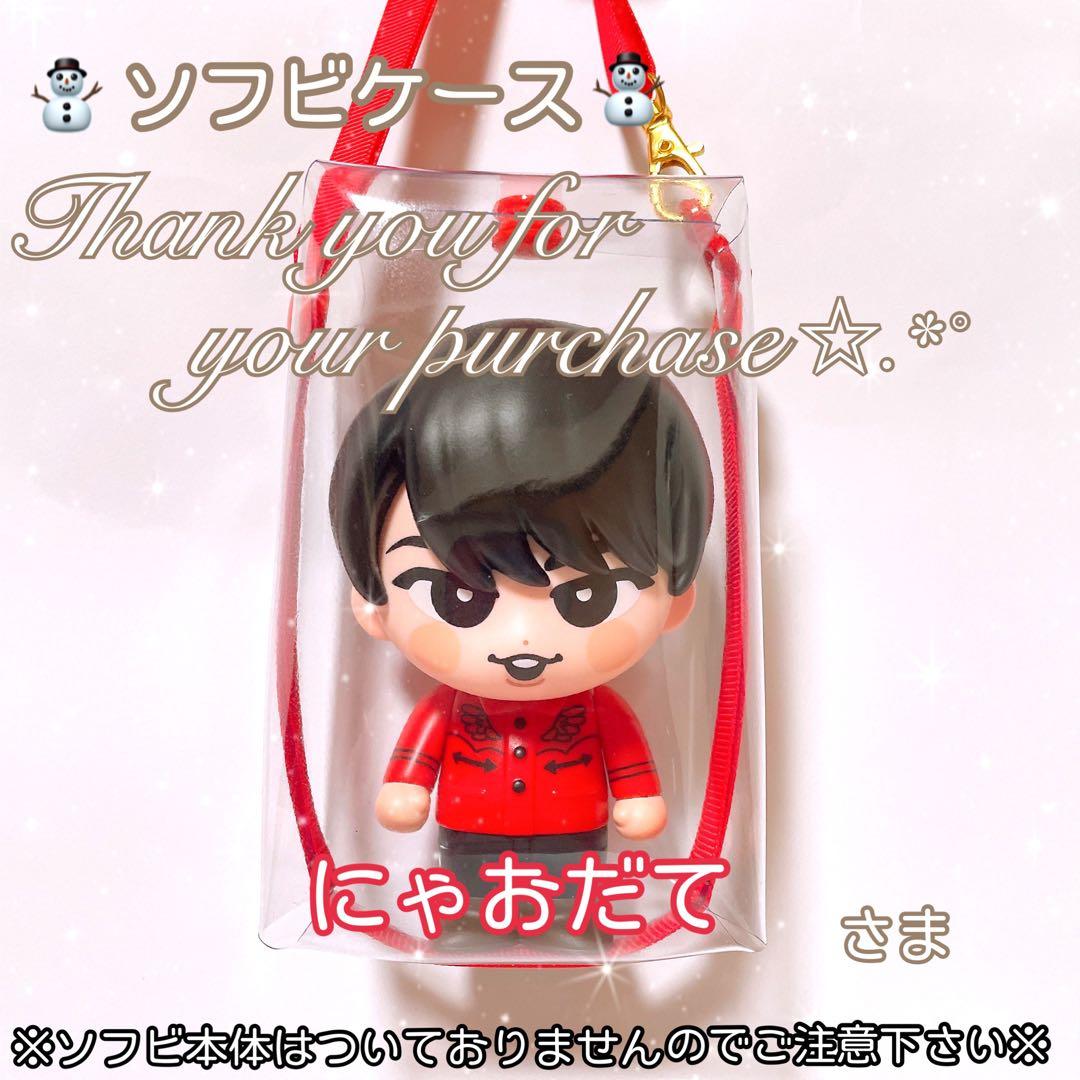 にゃおだて❁ ソフビケース❅*॰ポーチ ソフビ すのチル 可愛い