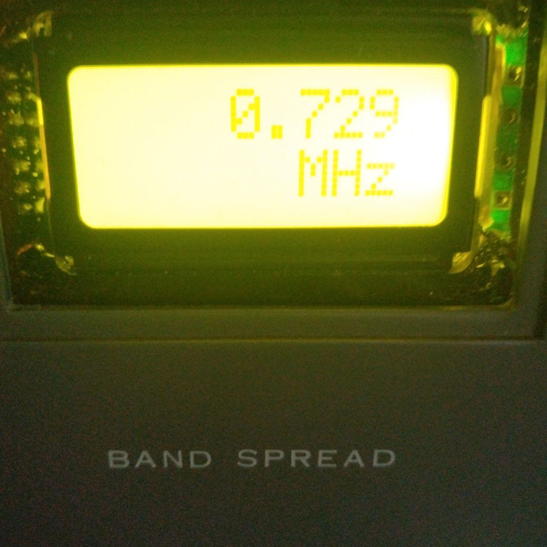 ジャンク　デジタルメーター付けました。トリオ 9R59D 昔のオールバンド受信機