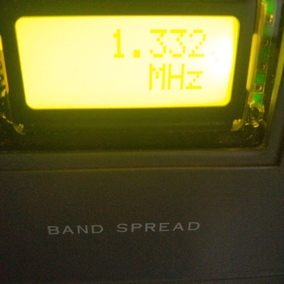 ジャンク　デジタルメーター付けました。トリオ 9R59D 昔のオールバンド受信機