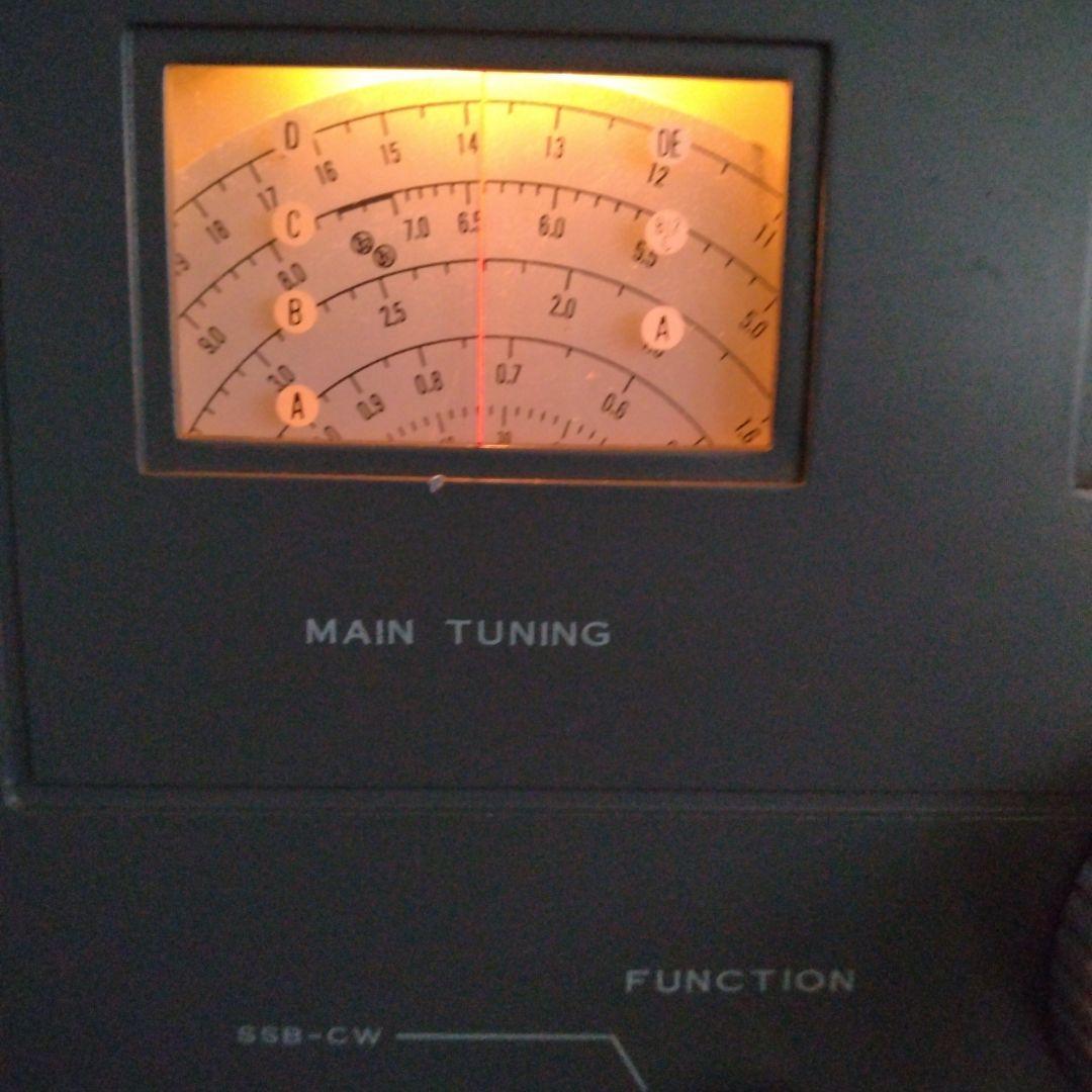 ジャンク　デジタルメーター付けました。トリオ 9R59D 昔のオールバンド受信機