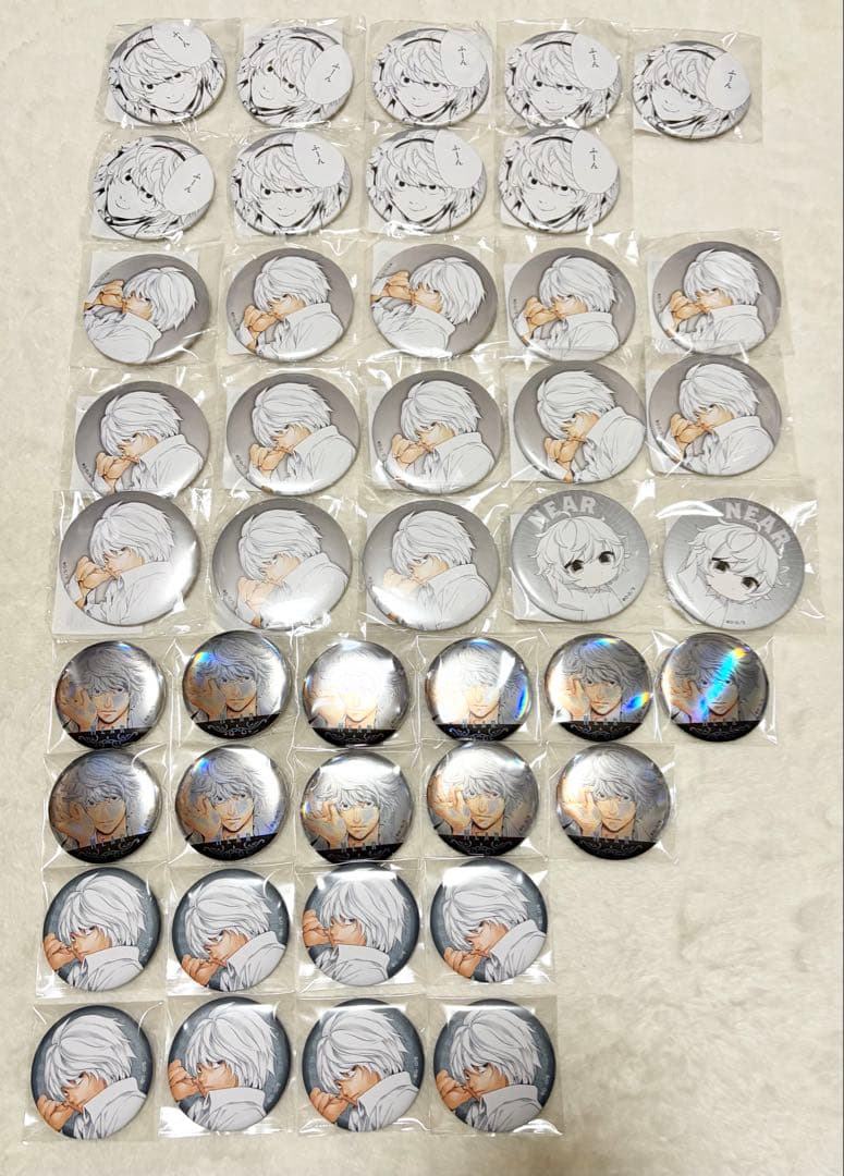 デスノート ニア 缶バッジ まとめ売り