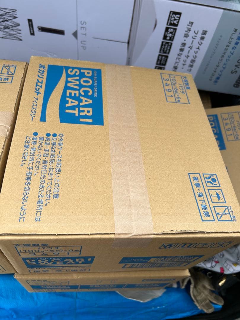 ミント【大量購入可能】アイススラリー　ポカリスエット　4ケース